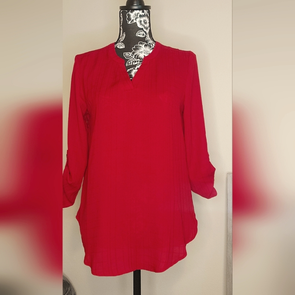 Maurices xs red blouse